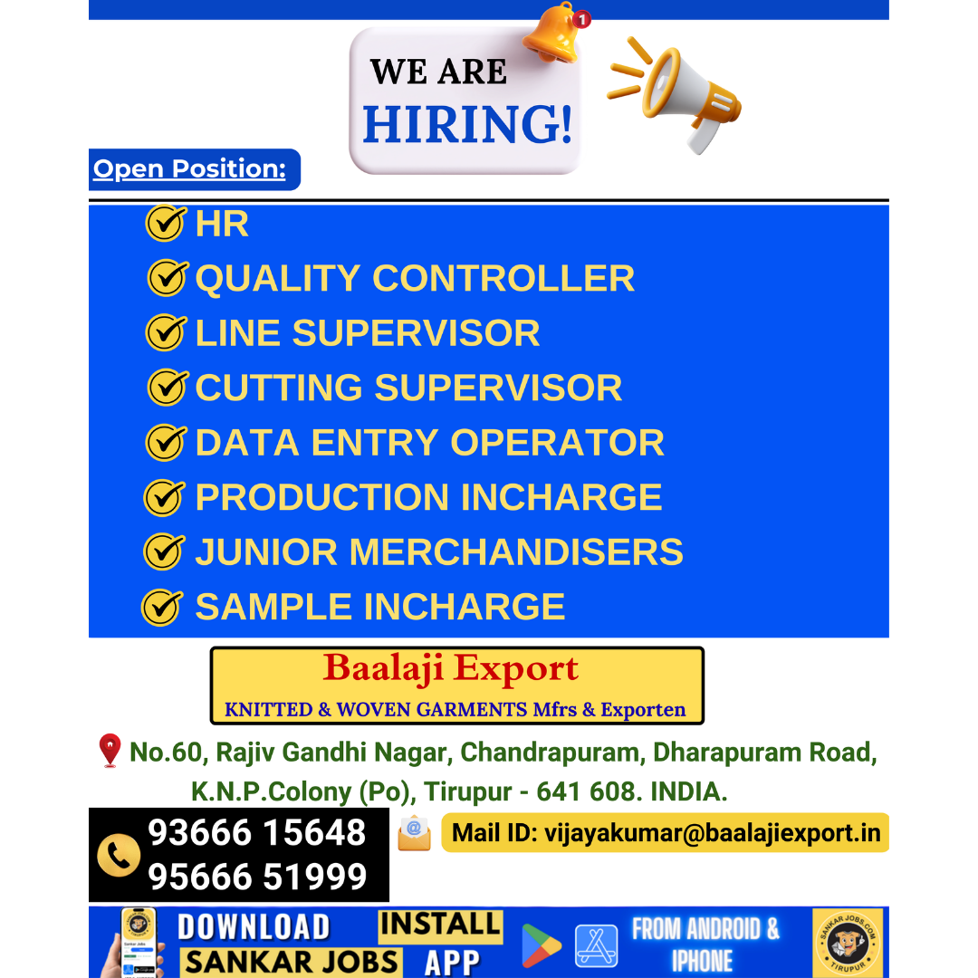 Garment Jobs