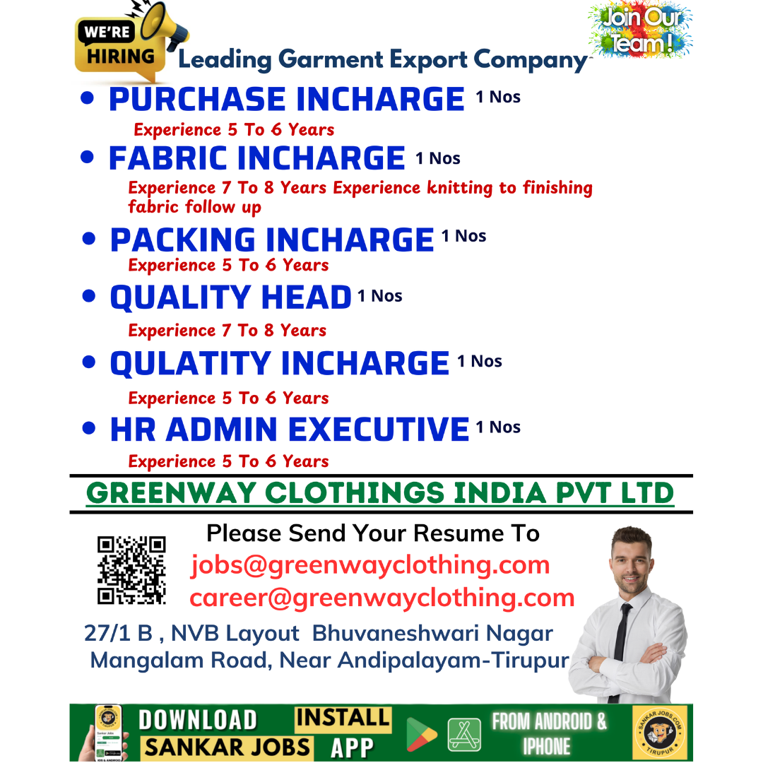 Garment Jobs
