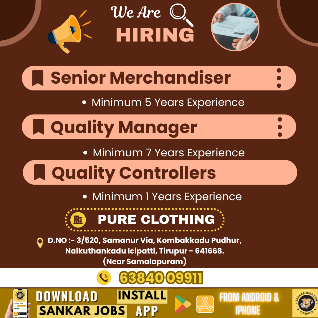 Garment Jobs