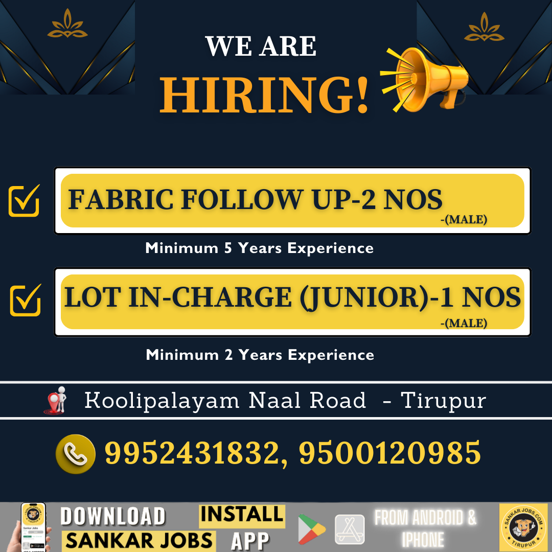 Garment Jobs