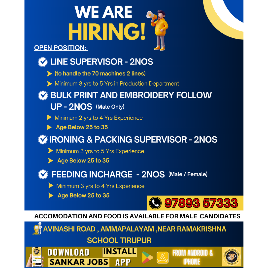 Garment Jobs