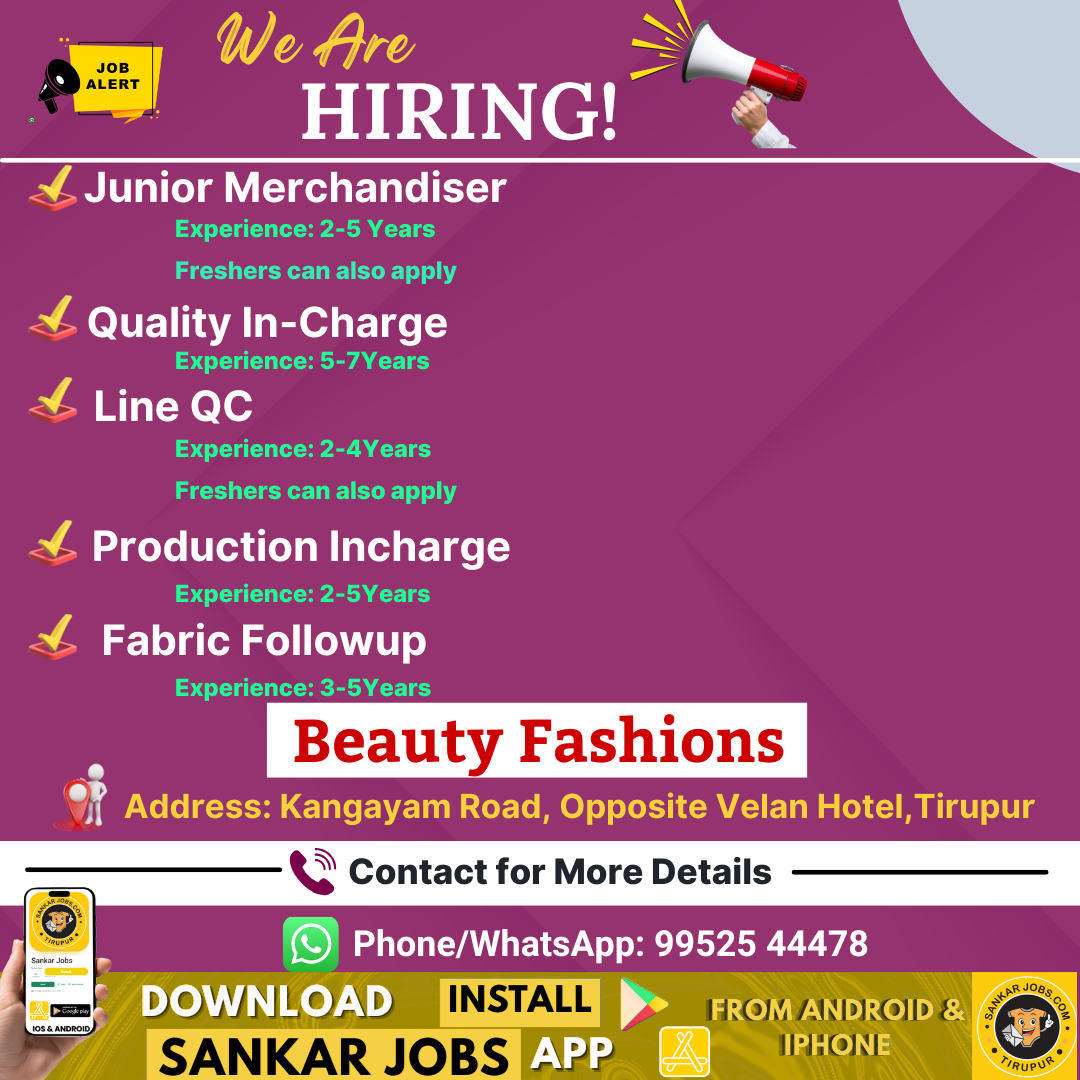 Garment Jobs