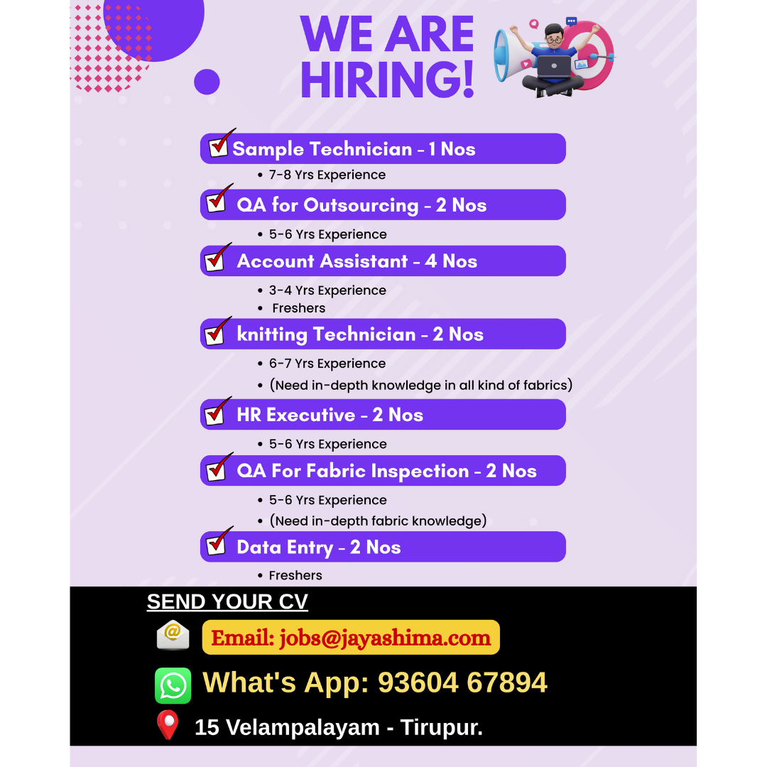 Garment Jobs