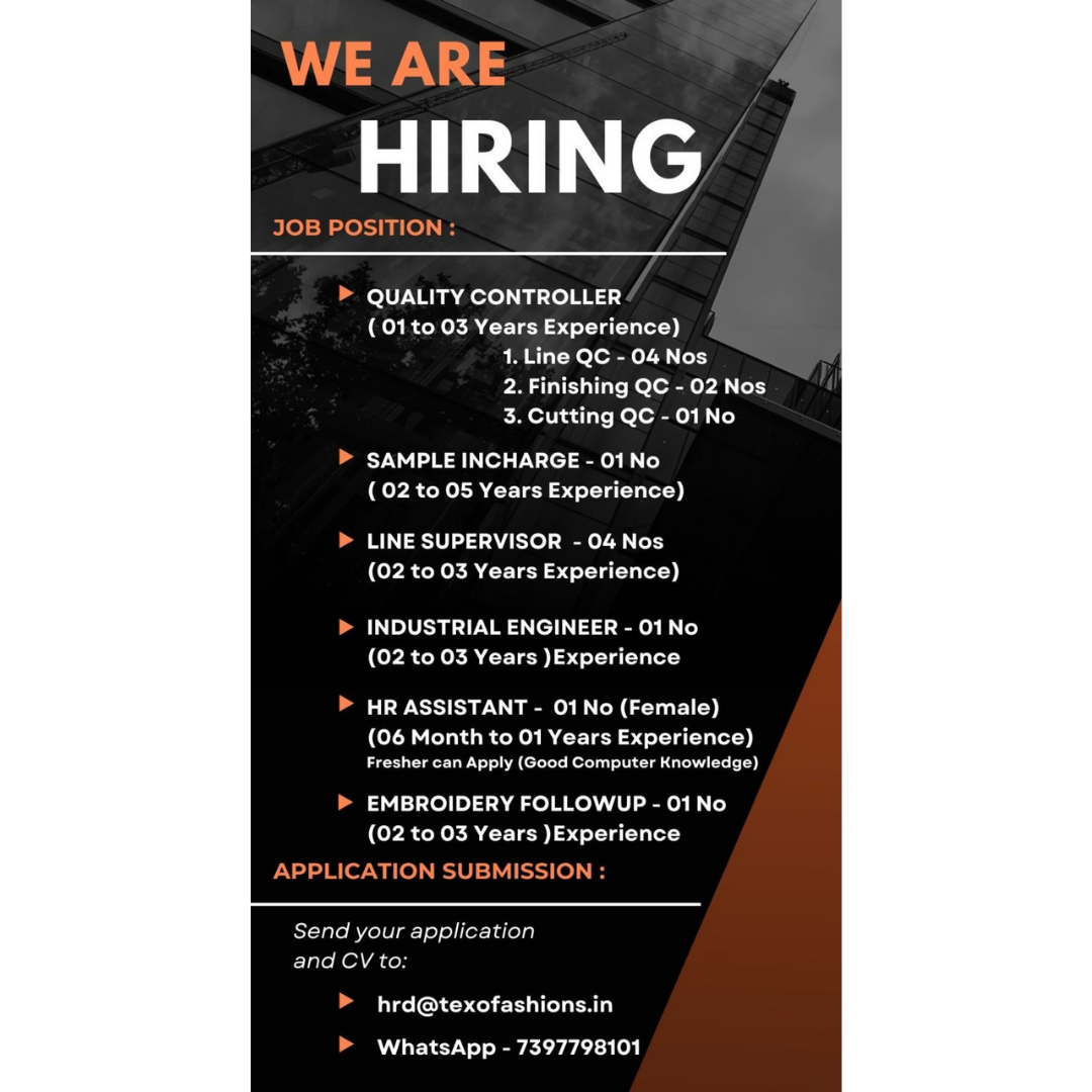 Garment Jobs