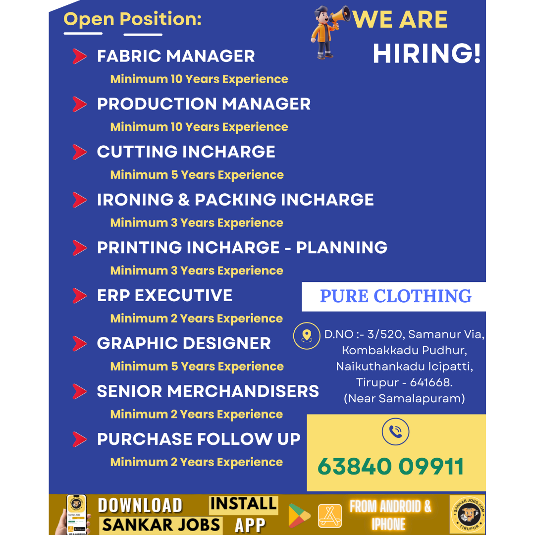 Garment Jobs