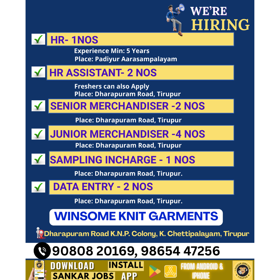 Garment Jobs