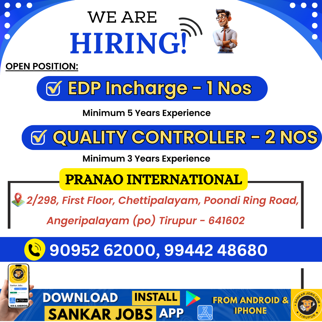 Garment Jobs