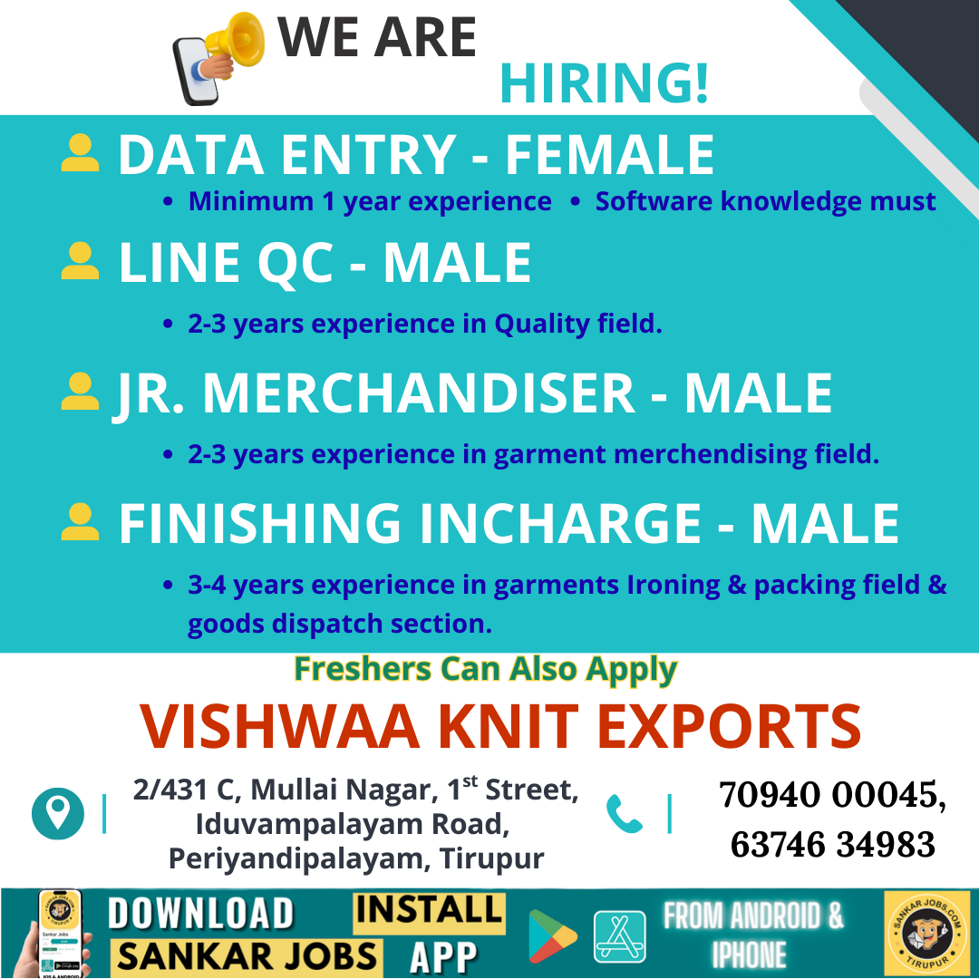 Garment Jobs