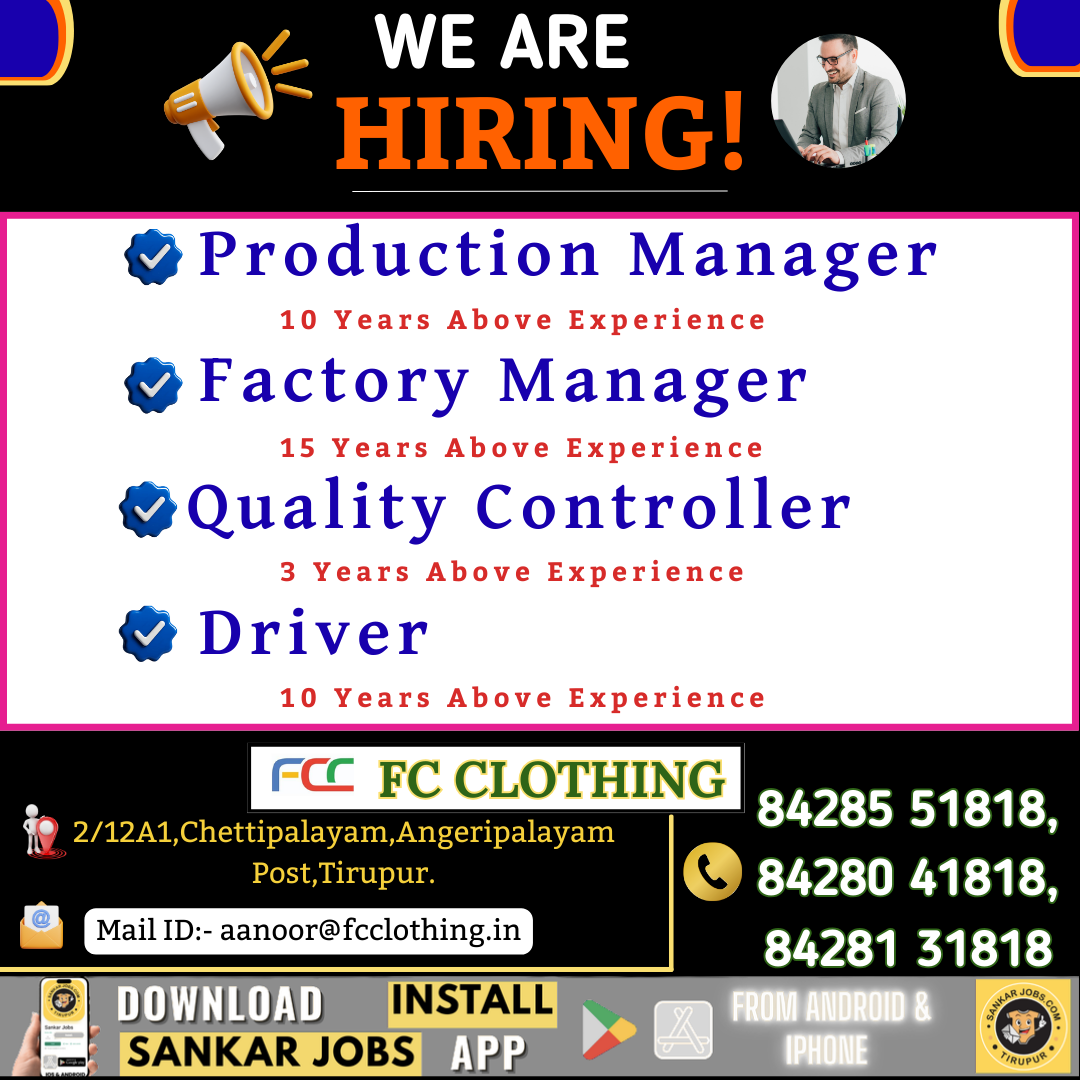Garment Jobs