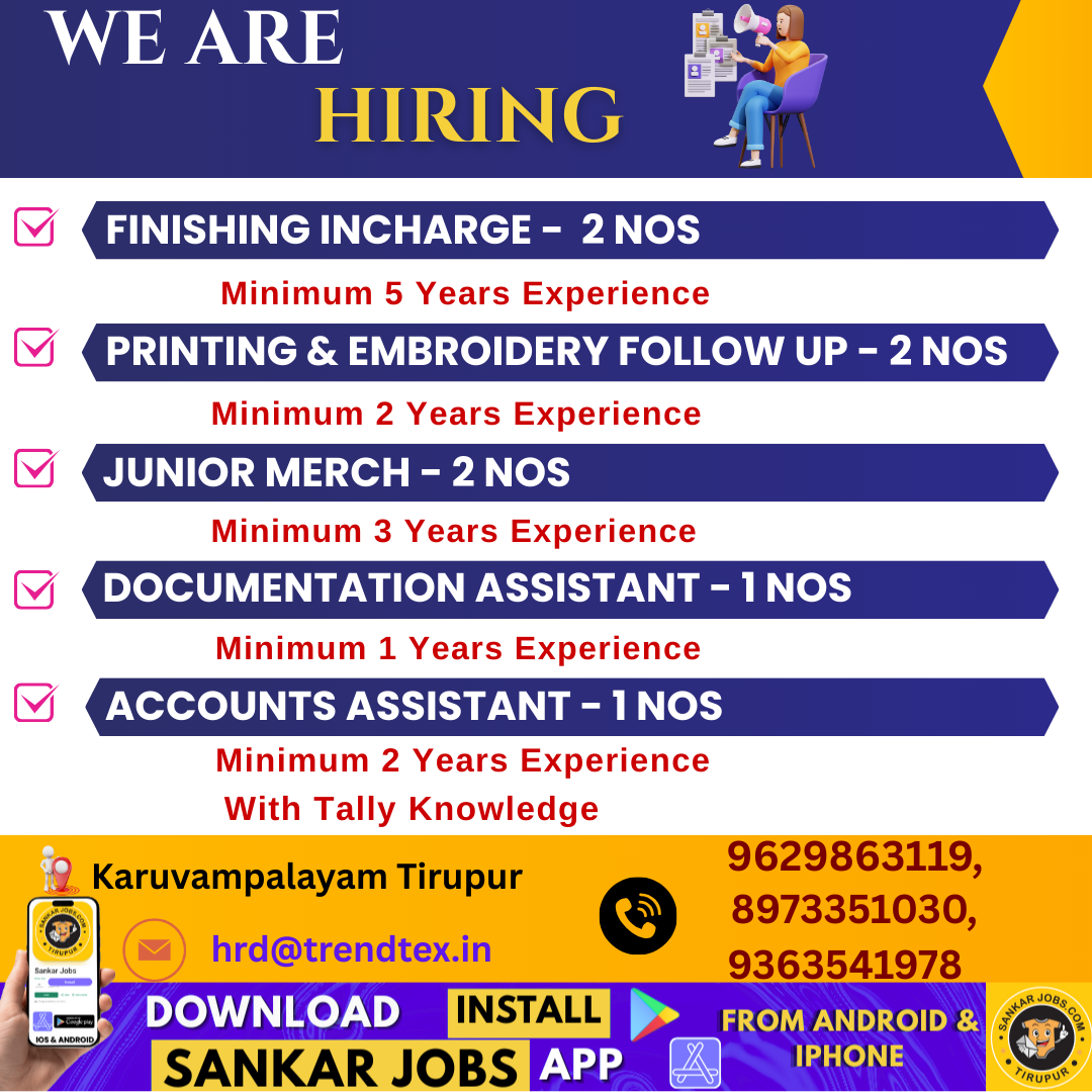 Garment Jobs