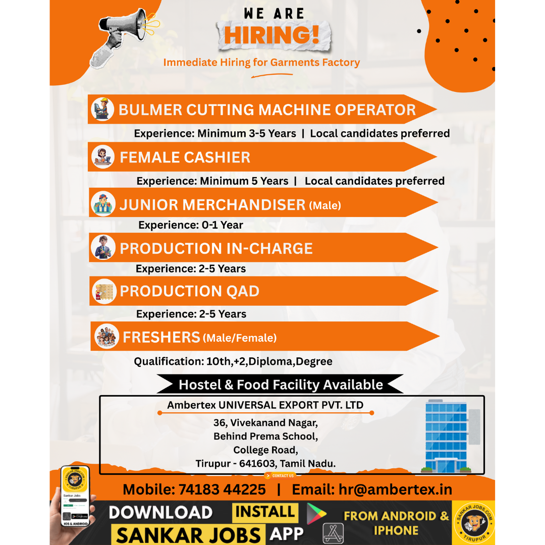 Garment Jobs