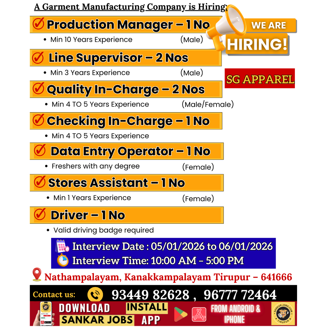 Garment Jobs