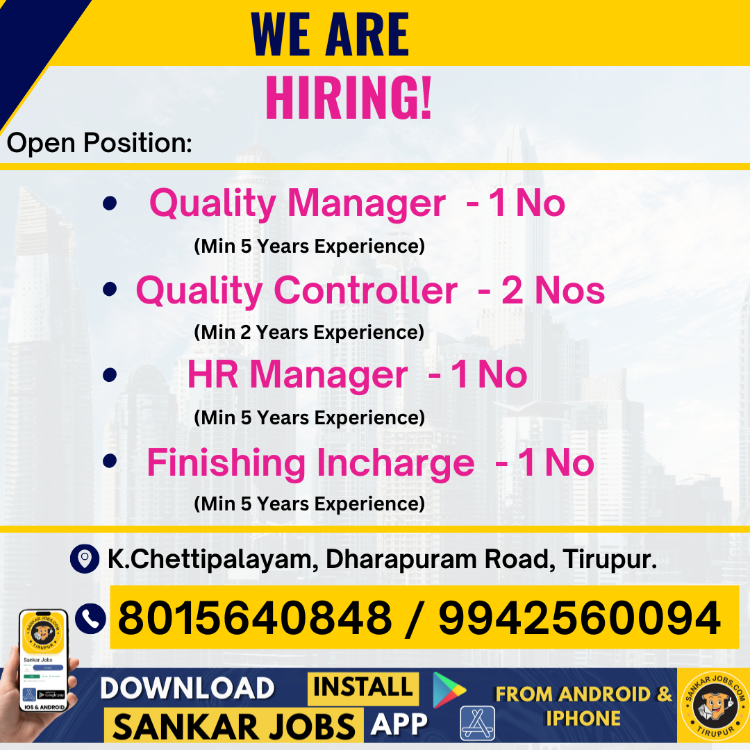 Garment Jobs