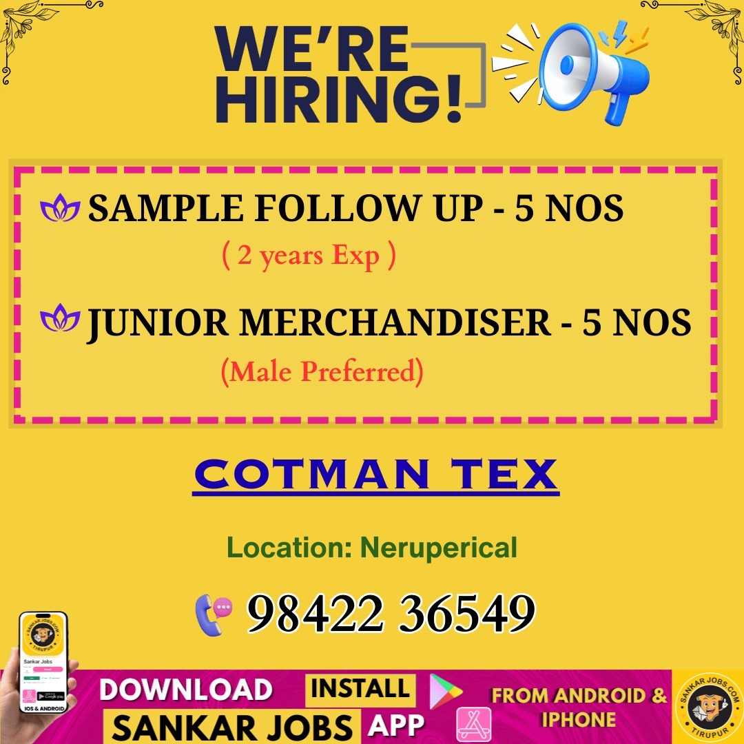 Garment Jobs