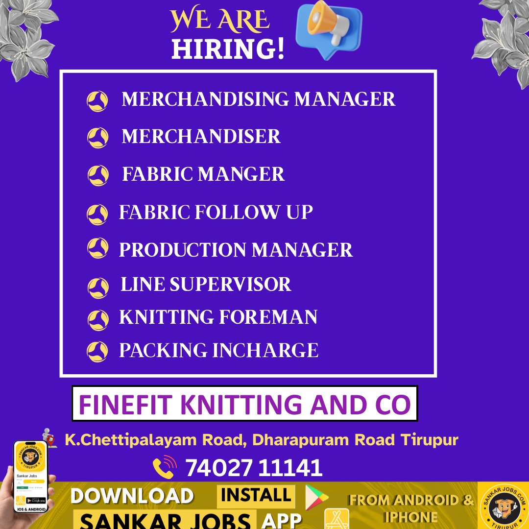 Garments Jobs