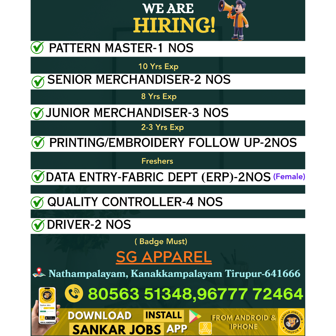 Garment Jobs