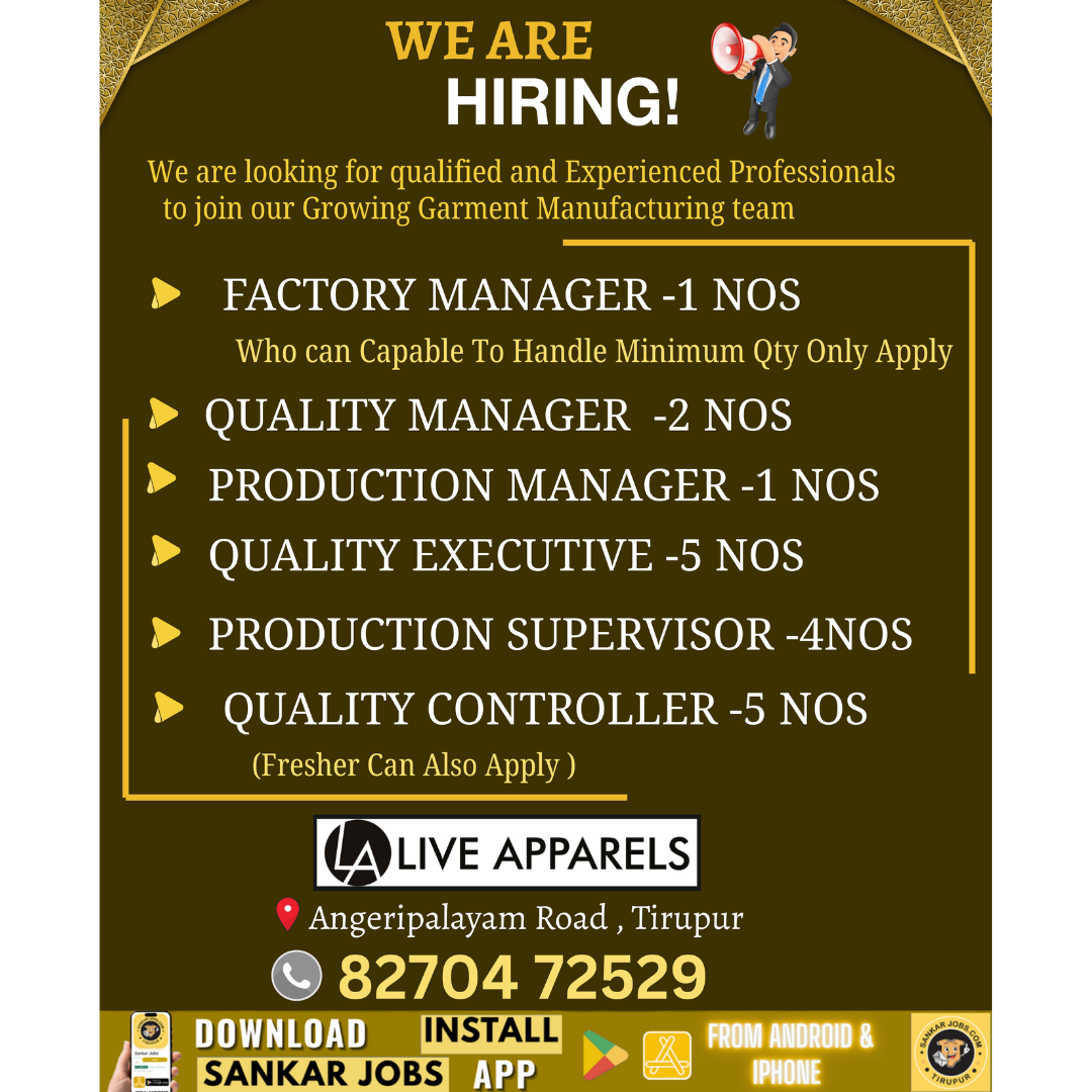 Garment Jobs