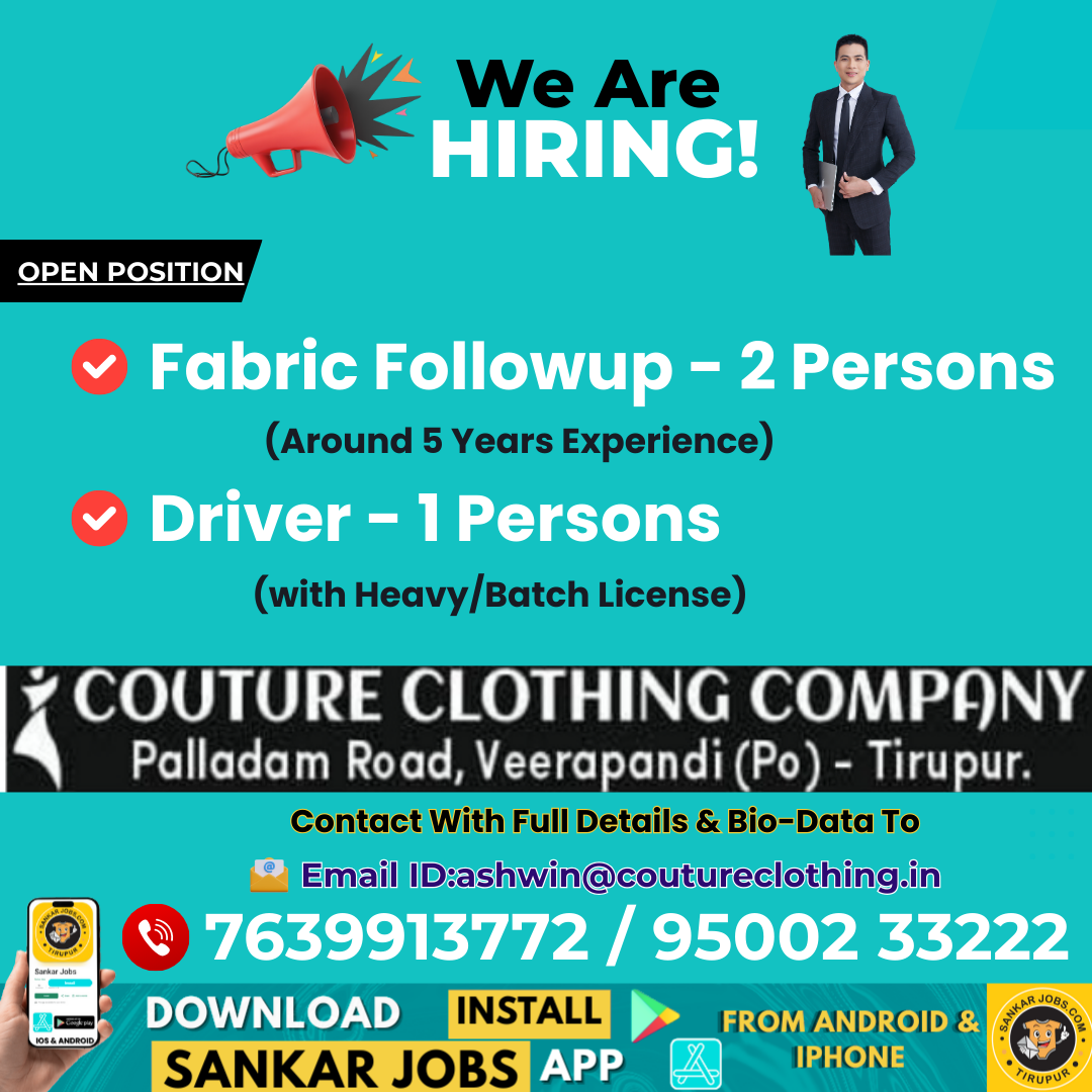Garment Jobs