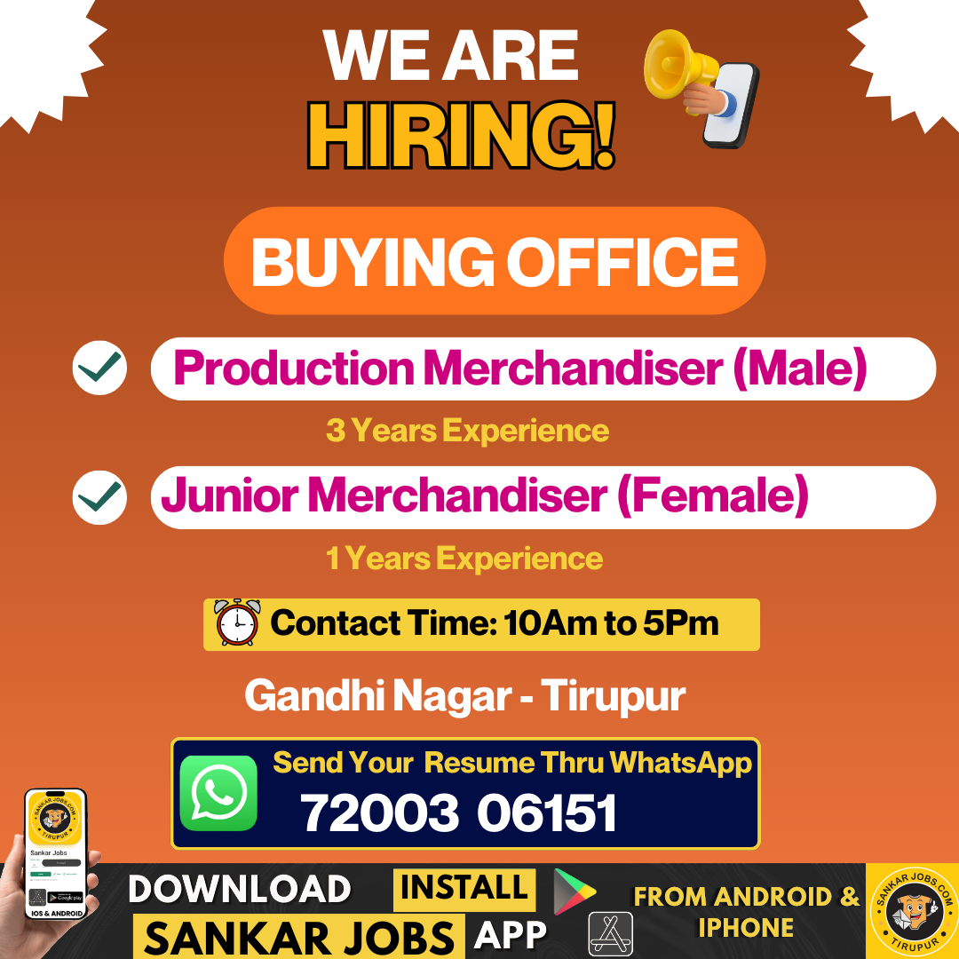 Garments Jobs
