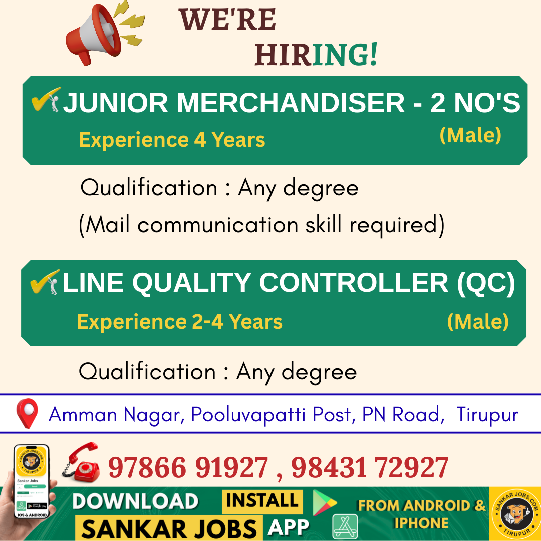 Garment Jobs