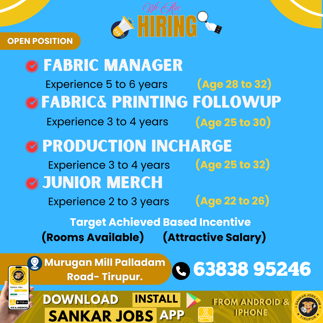 Garment Jobs