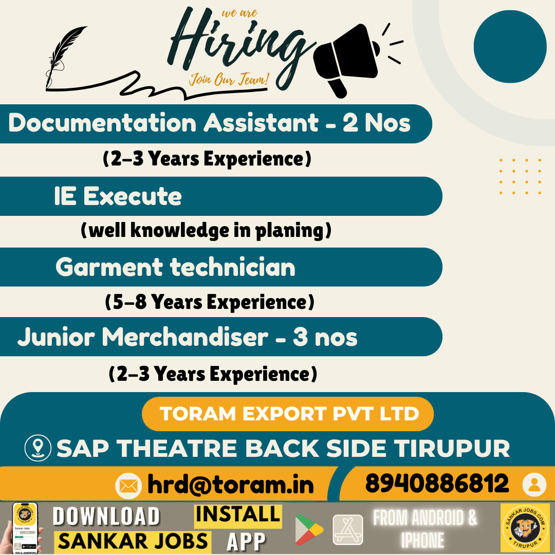 Garment Jobs