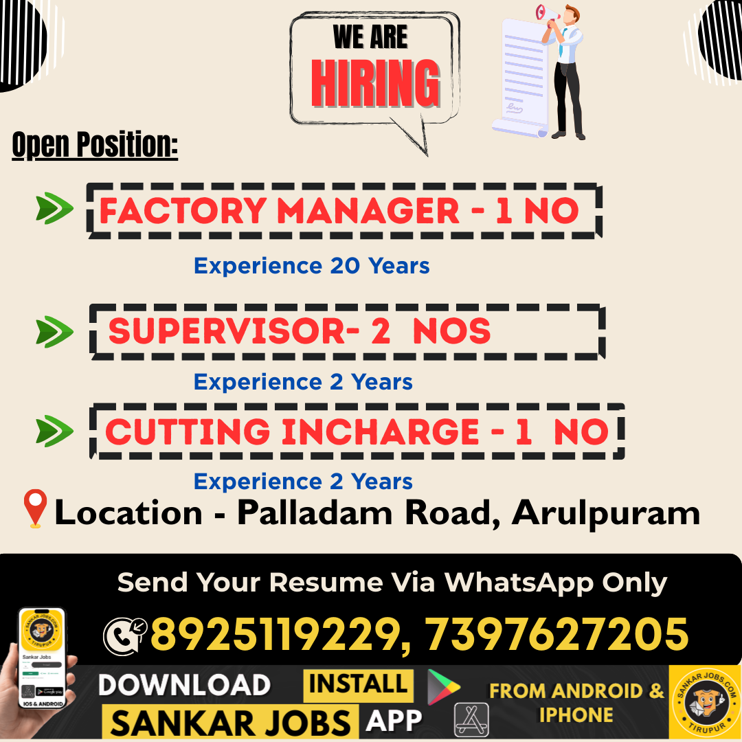 Garment Jobs