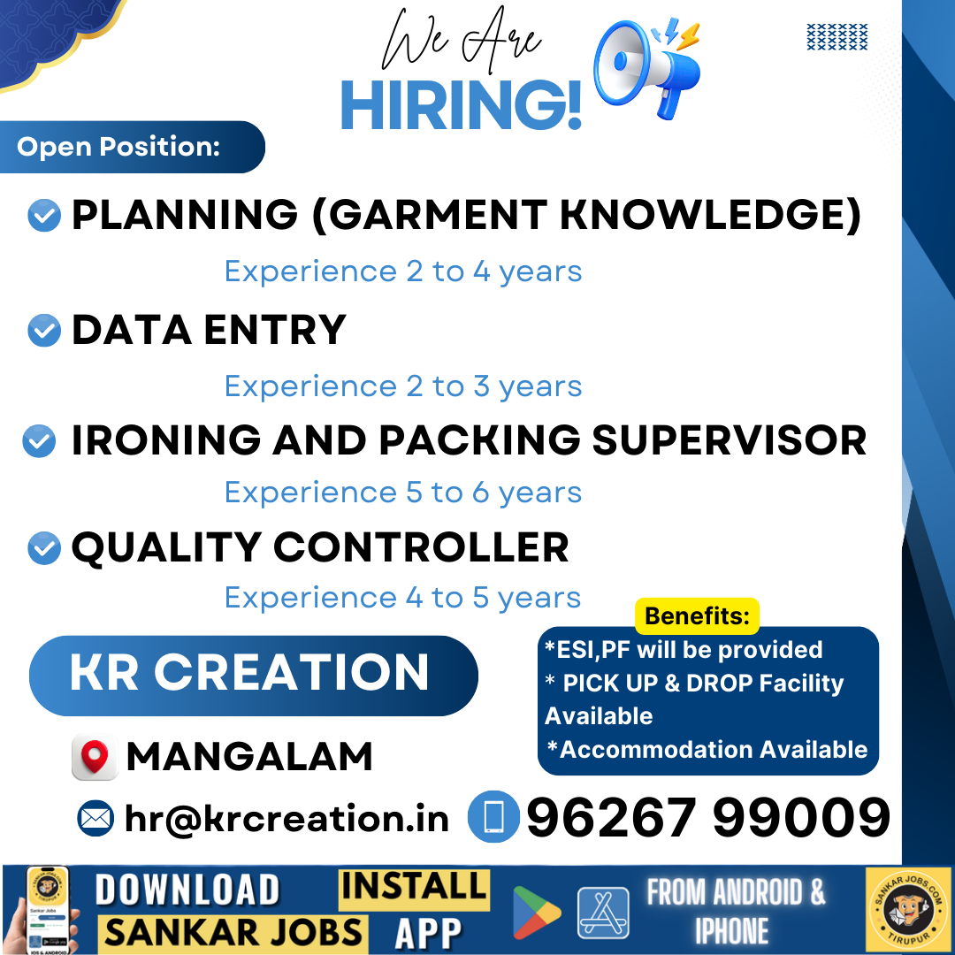 Garment Jobs