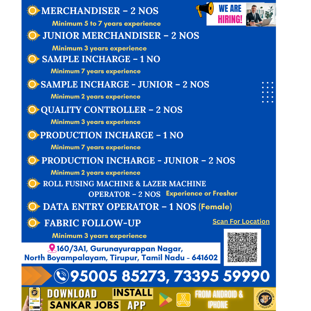 Garment Jobs