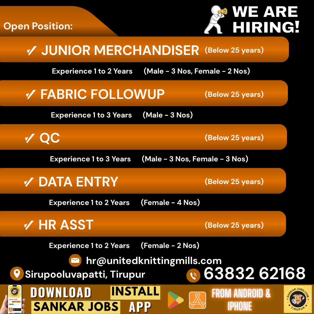 Garment Jobs