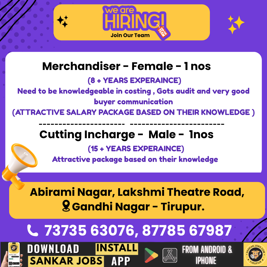 Garment Jobs