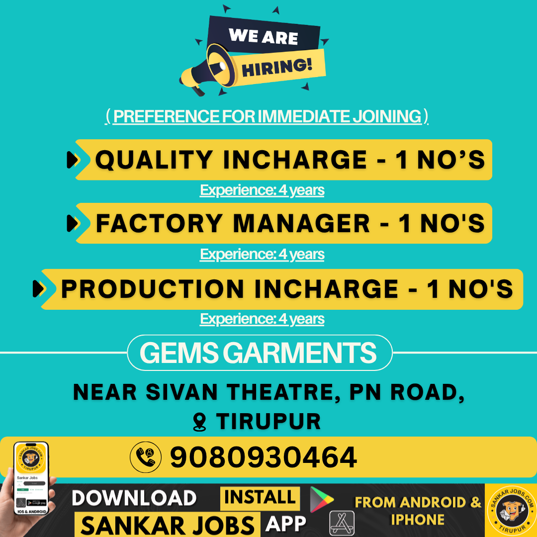 Garment Jobs