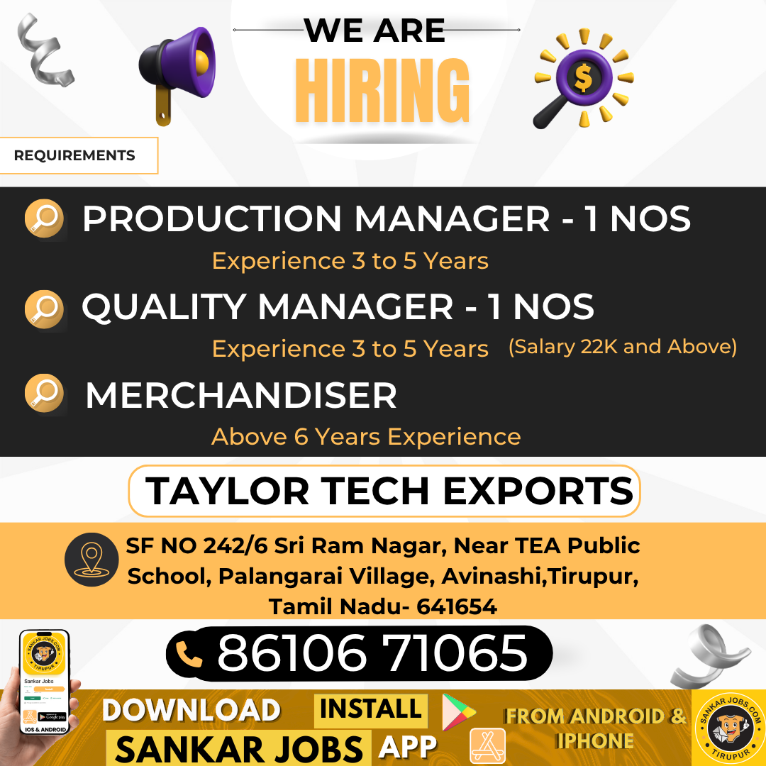 Garment Jobs