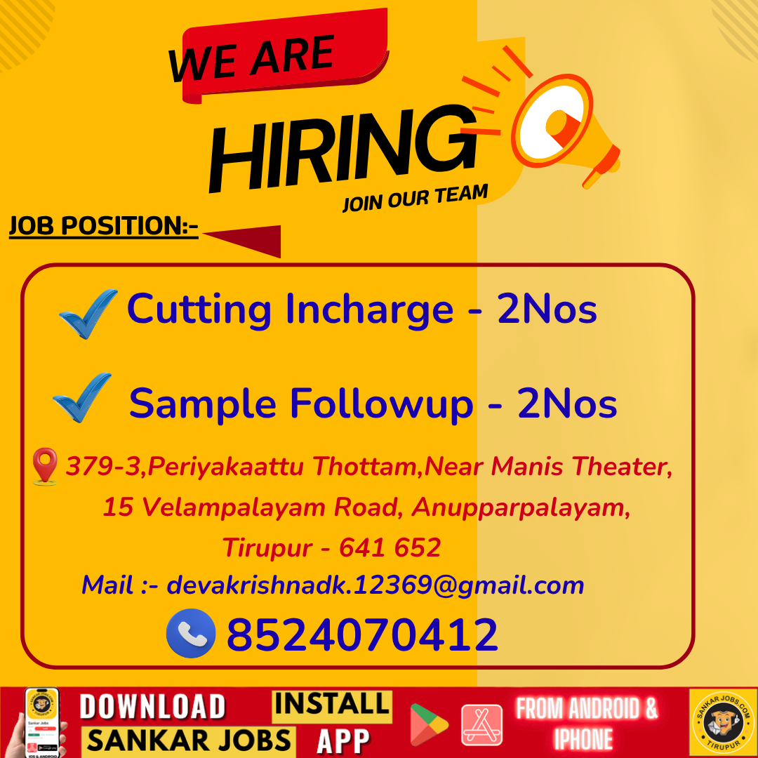 Garment Jobs