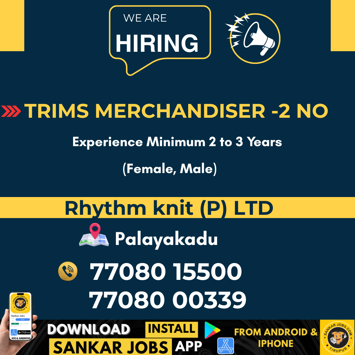 Garment Jobs