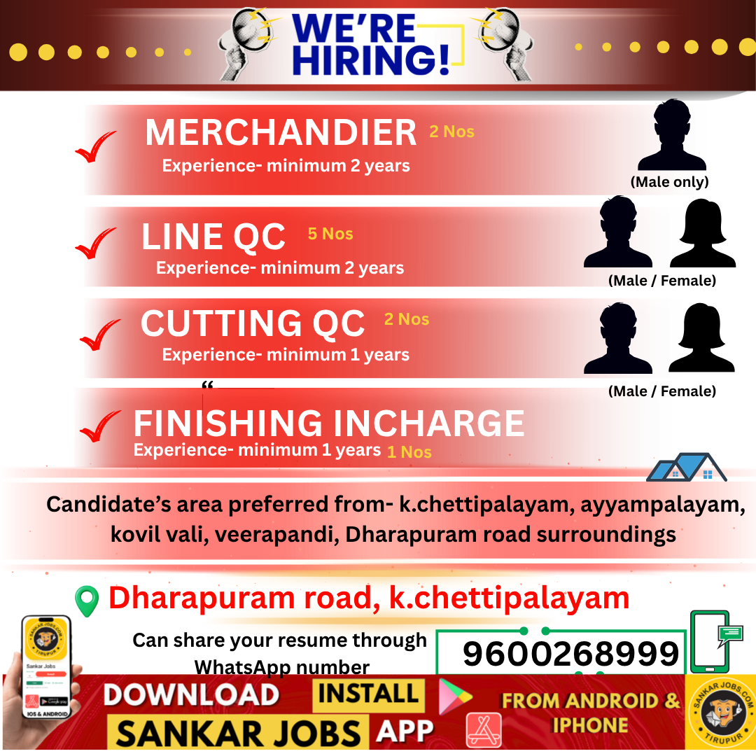 Garment Jobs