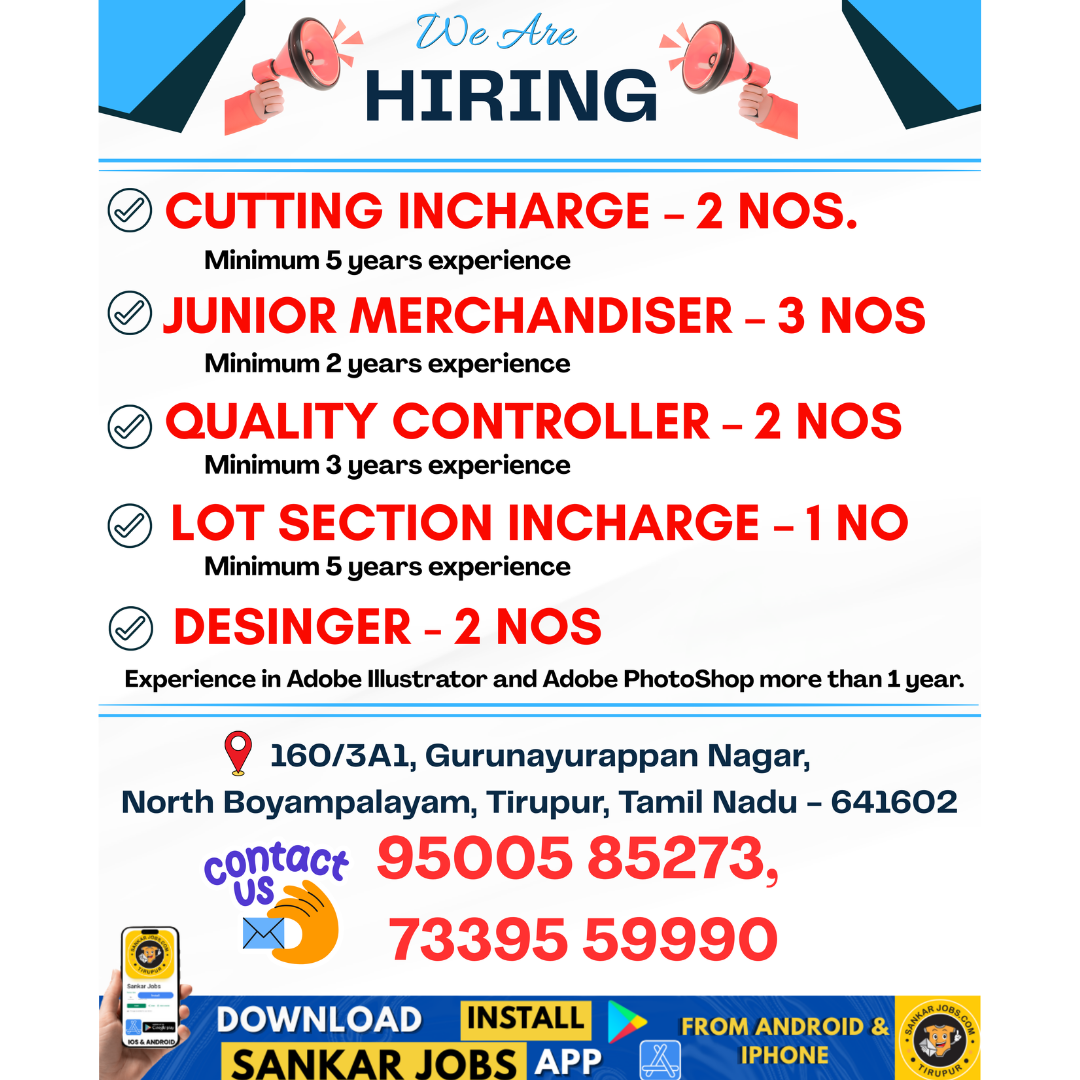 Garment Jobs