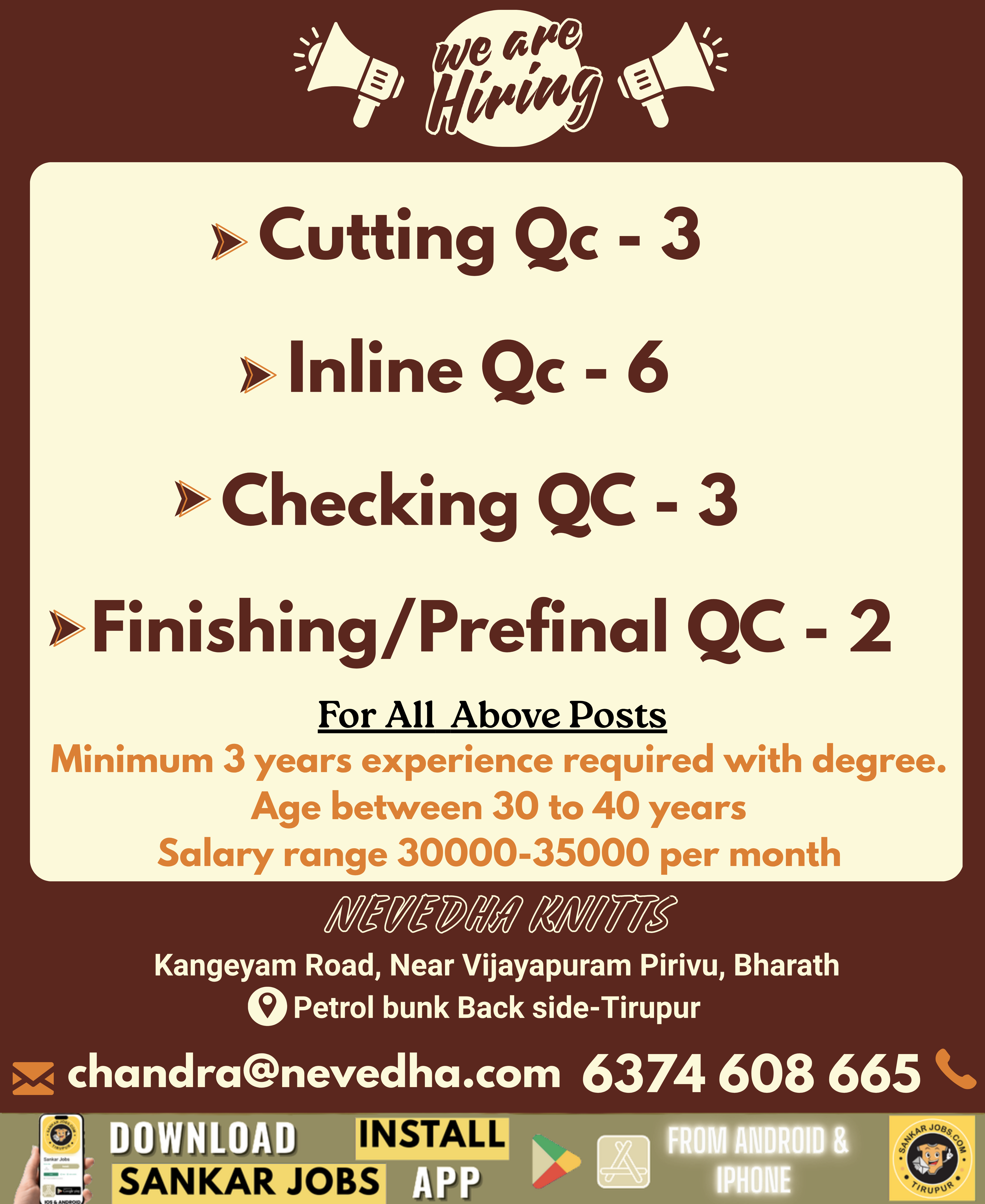 Garment Jobs