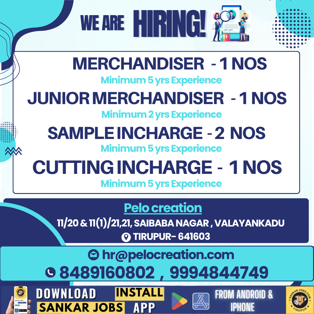 Garment Jobs