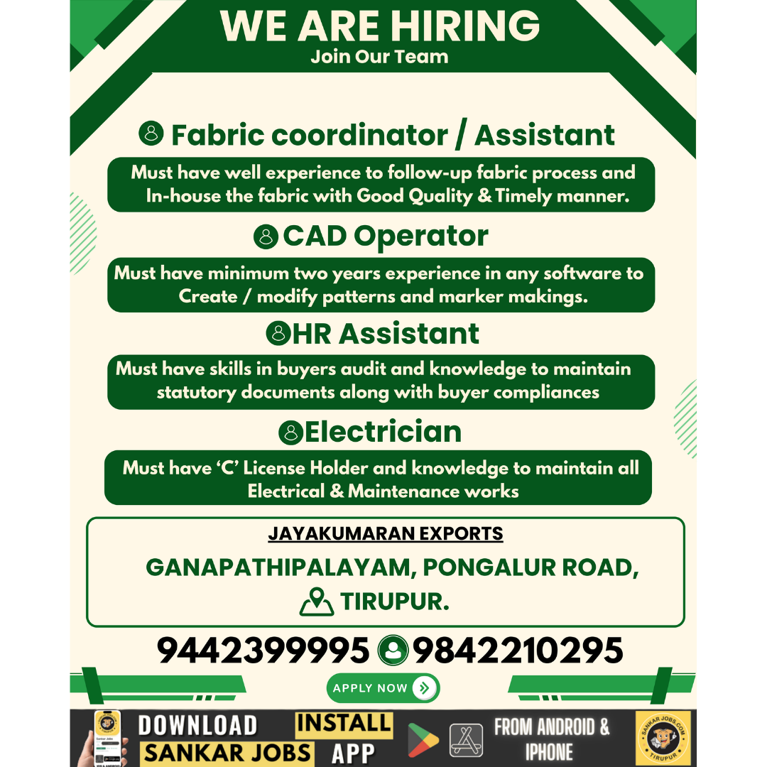 Garment Jobs