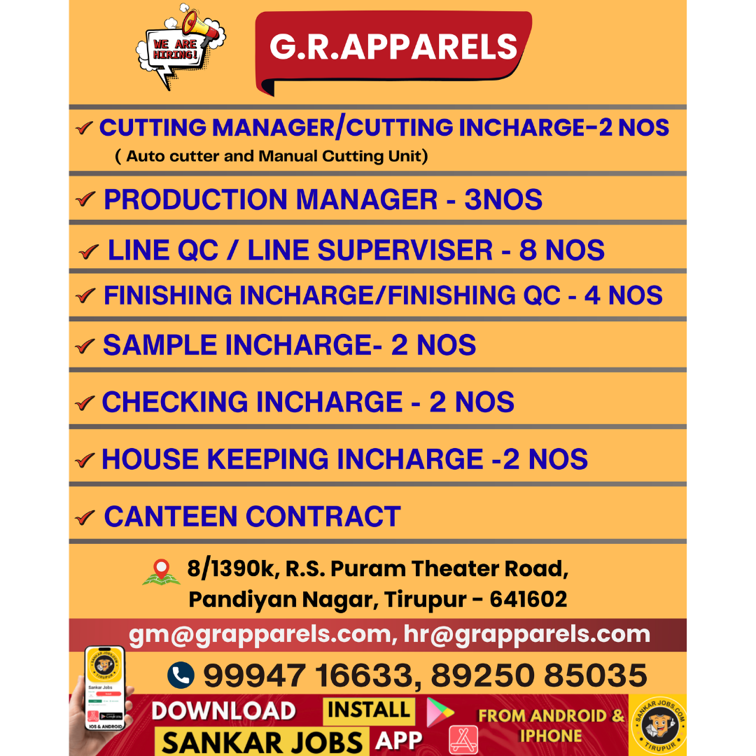 Garment Jobs
