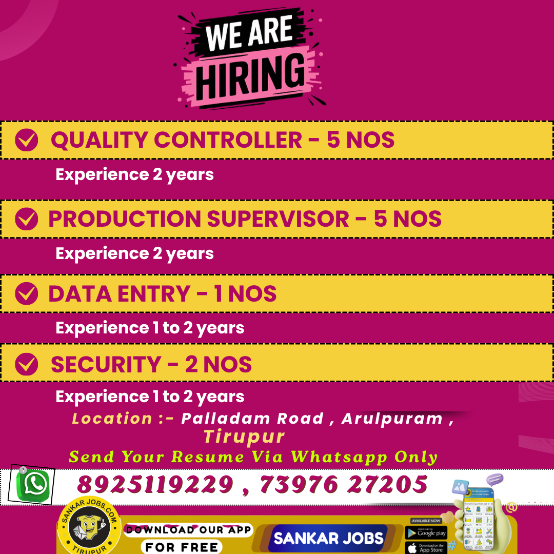Garment Jobs