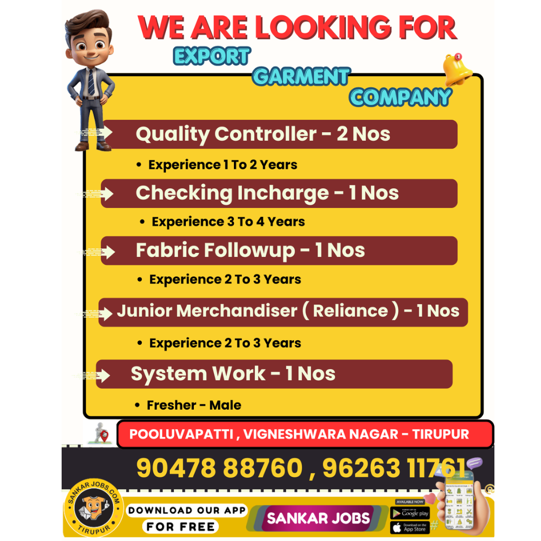 Garment Jobs