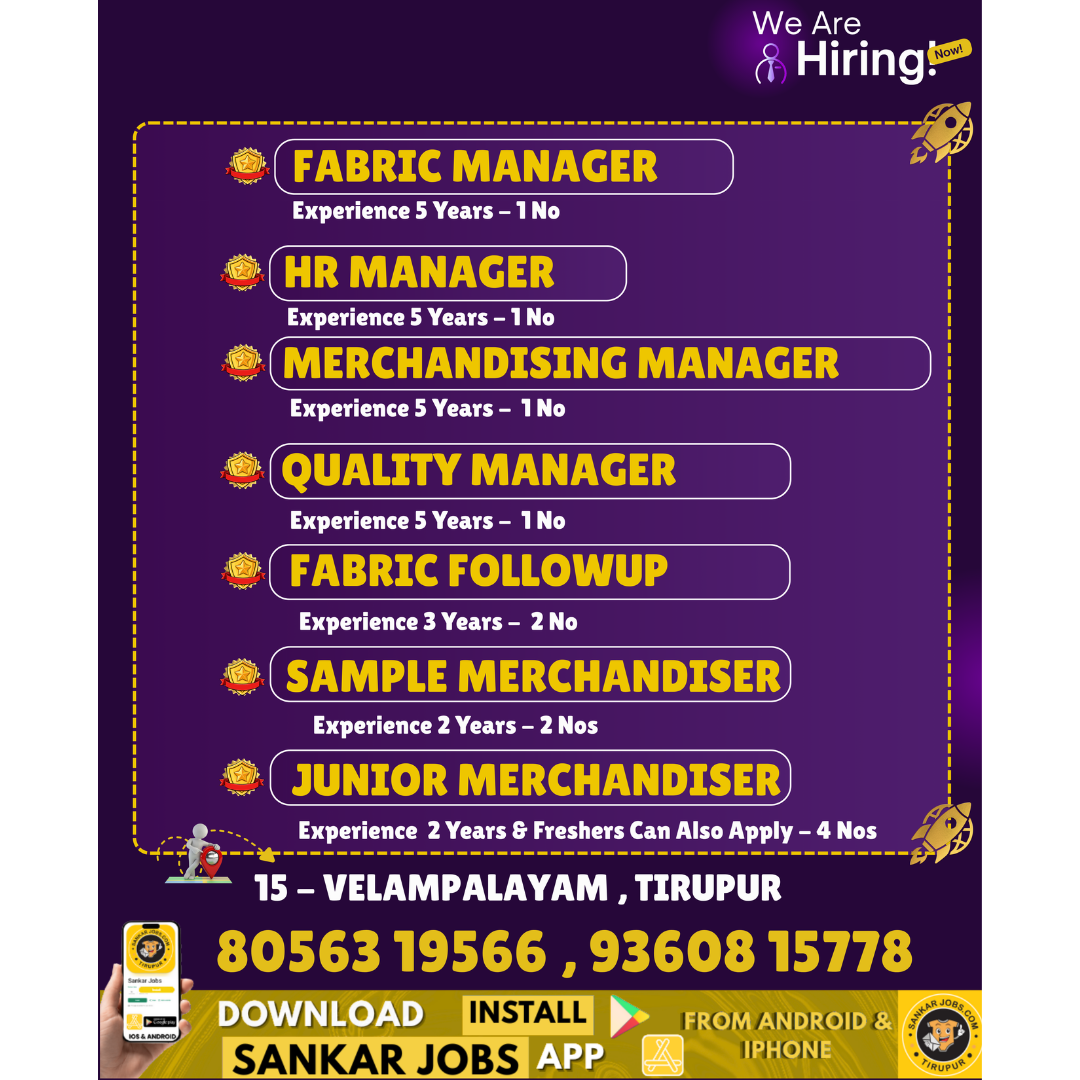 Garment Jobs