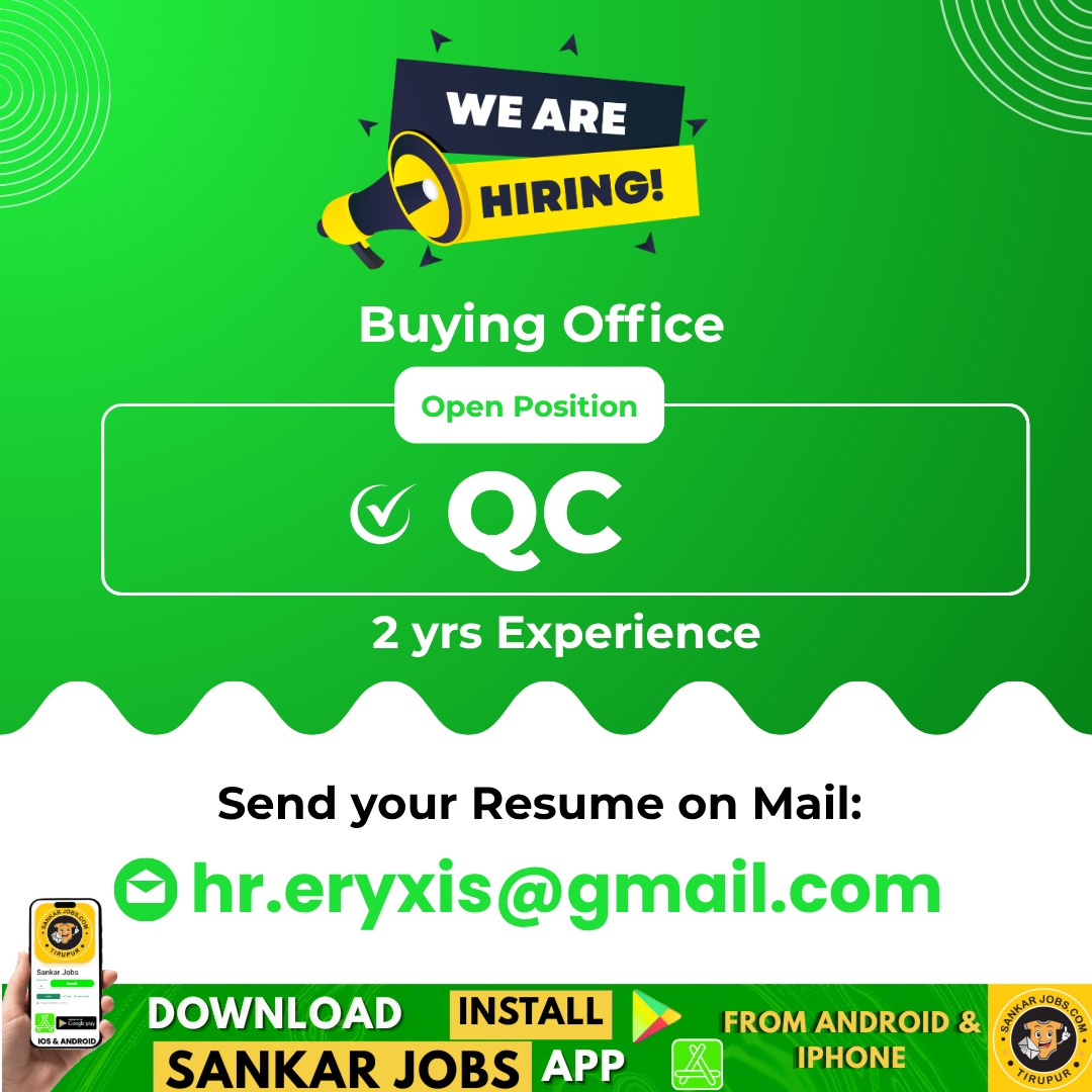 Garments Jobs