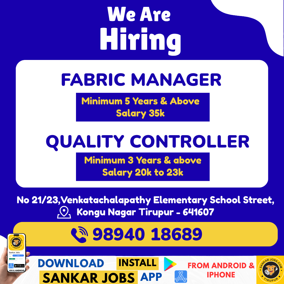 Garment Jobs