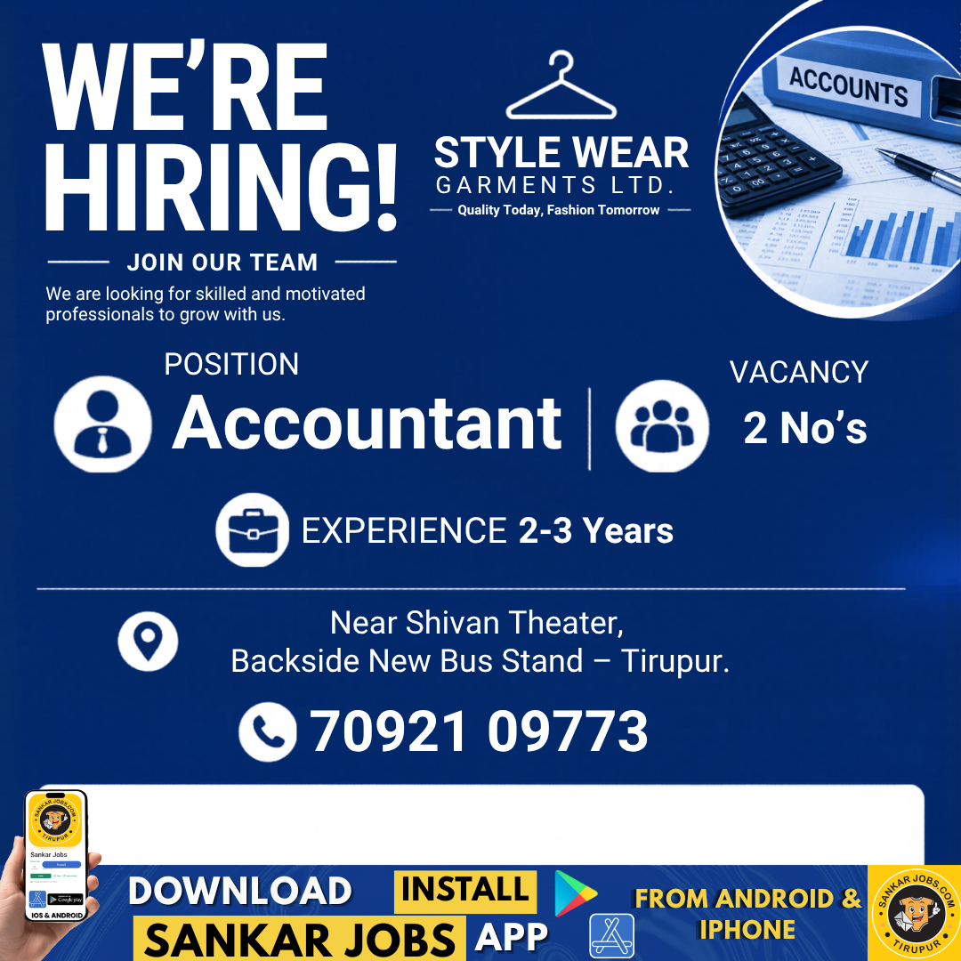 Garment Jobs