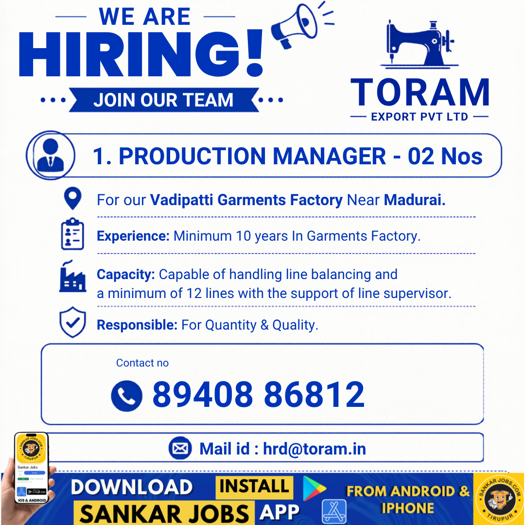 Garment Jobs