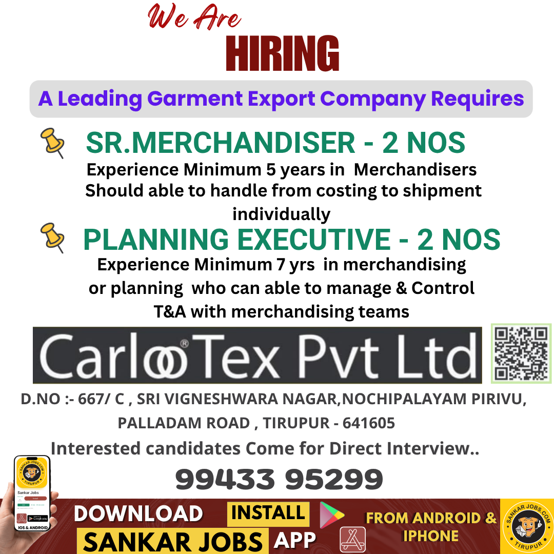 Garment Jobs