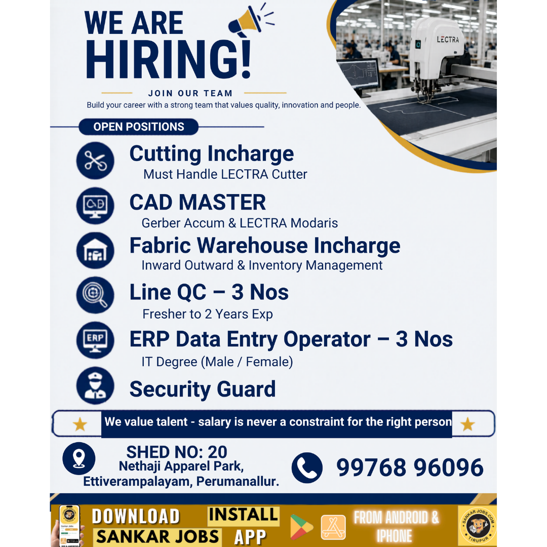 Garment Jobs